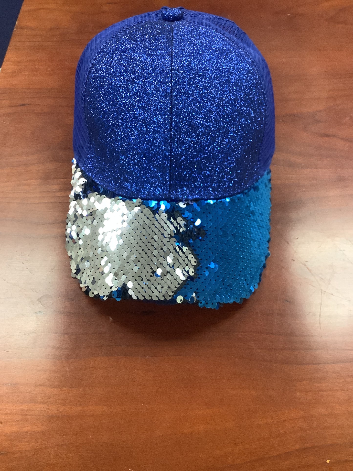 Sequence Blue Silver Women Hat
