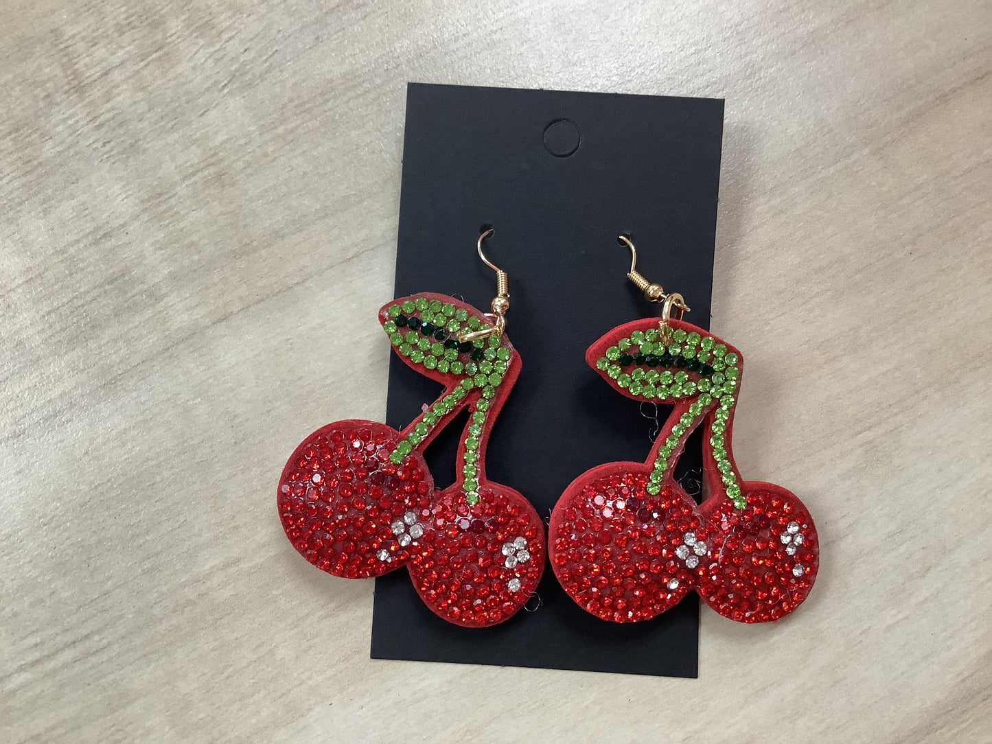 Cherry Puff Earrings