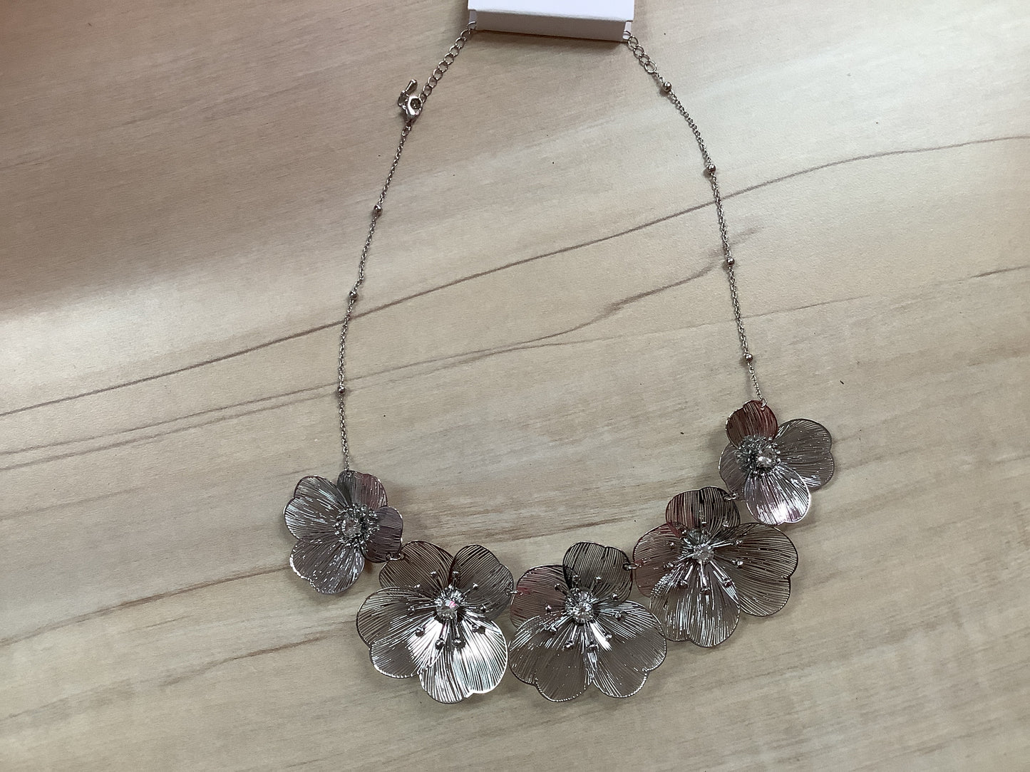 Silver Flower Necklace