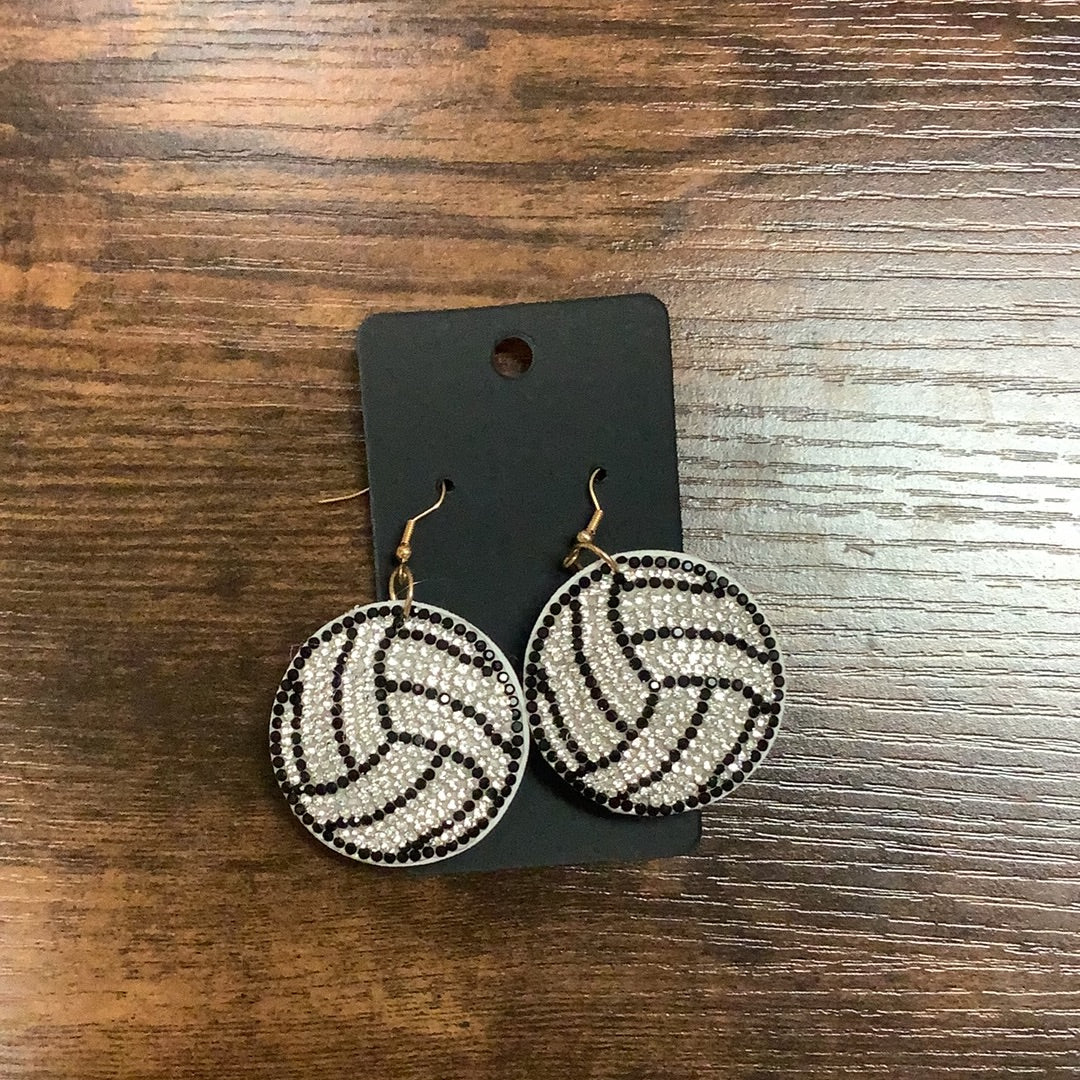 Volleyball Plush earrings