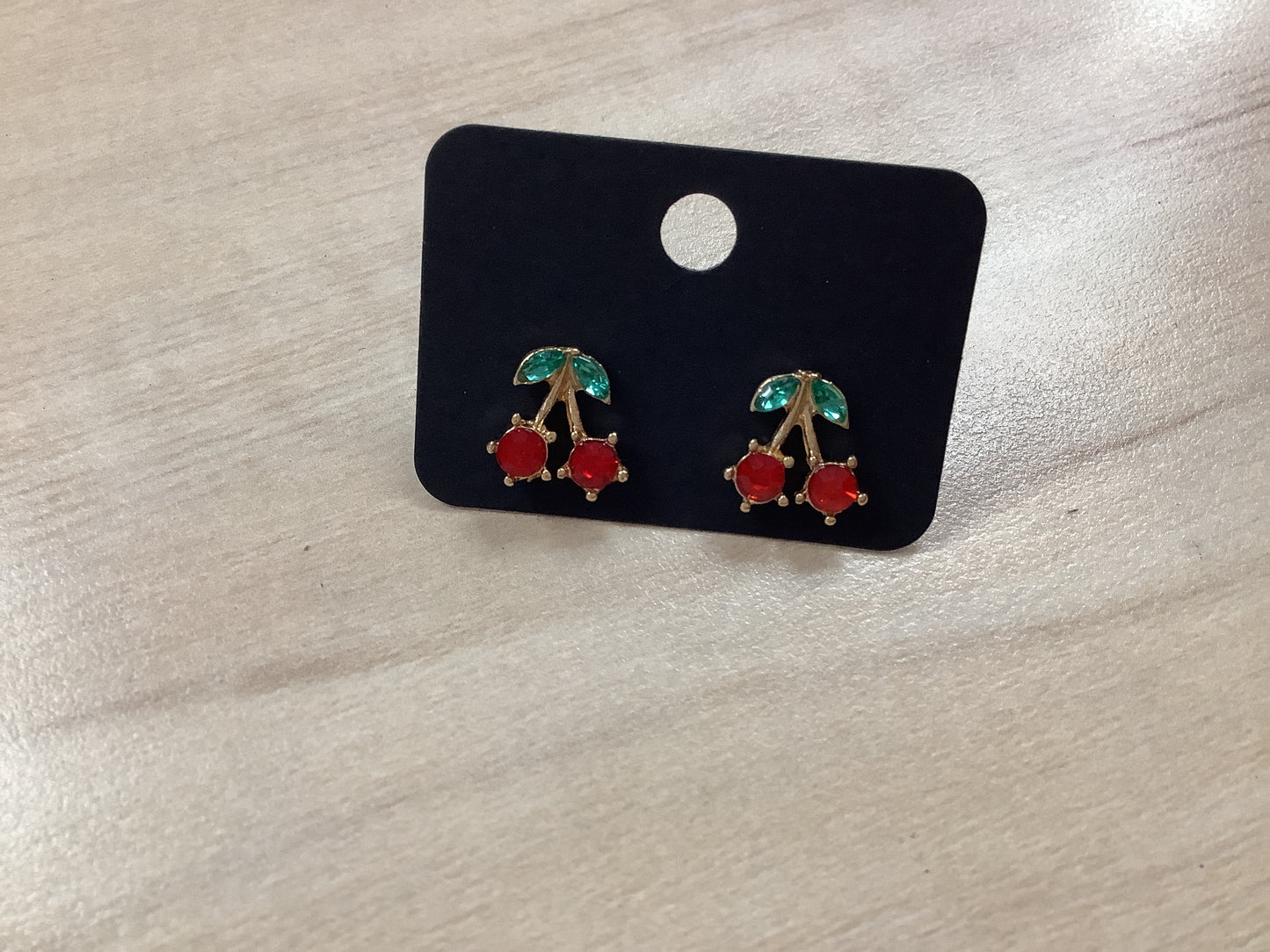 Cherry Stud Earrings