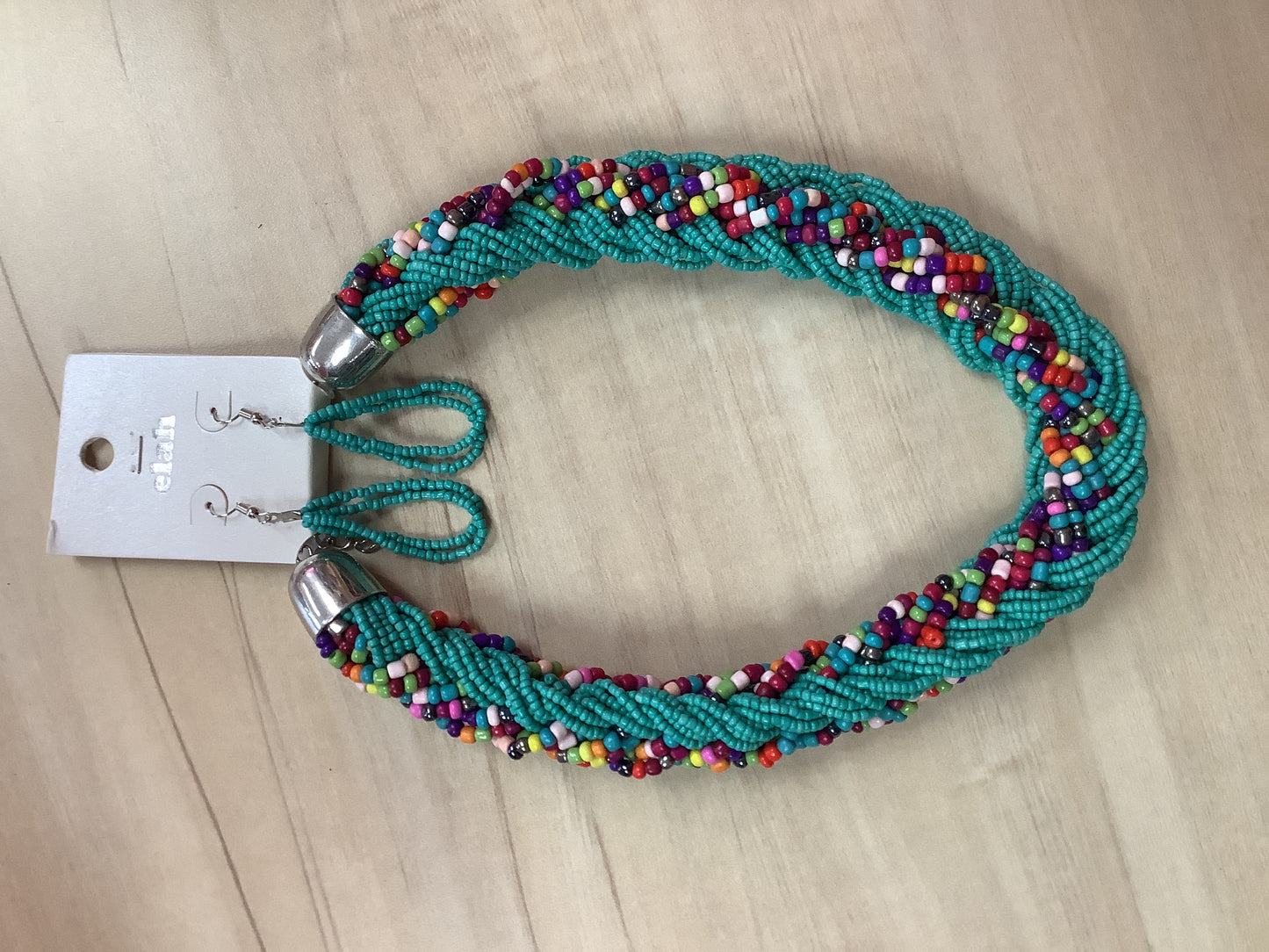 Large Multi Colored Necklace Set