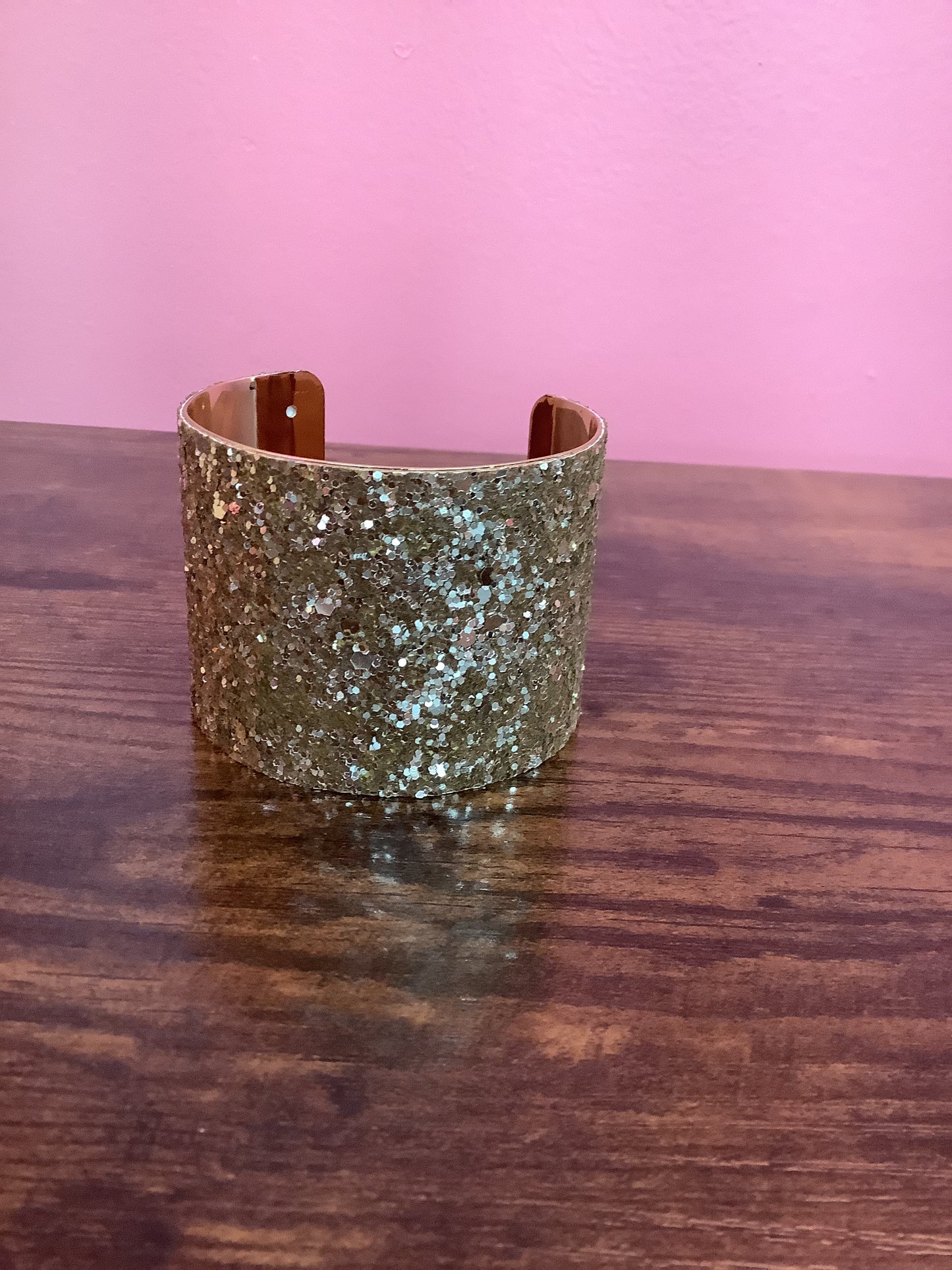 Wide Black Bracelet