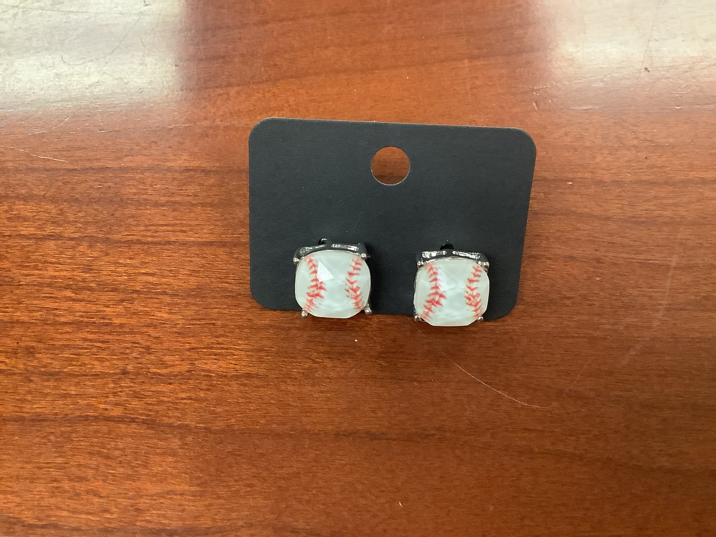 Baseball Stud Earrings