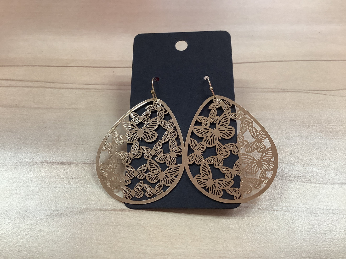 Gold Butterfly Inspired Earrings