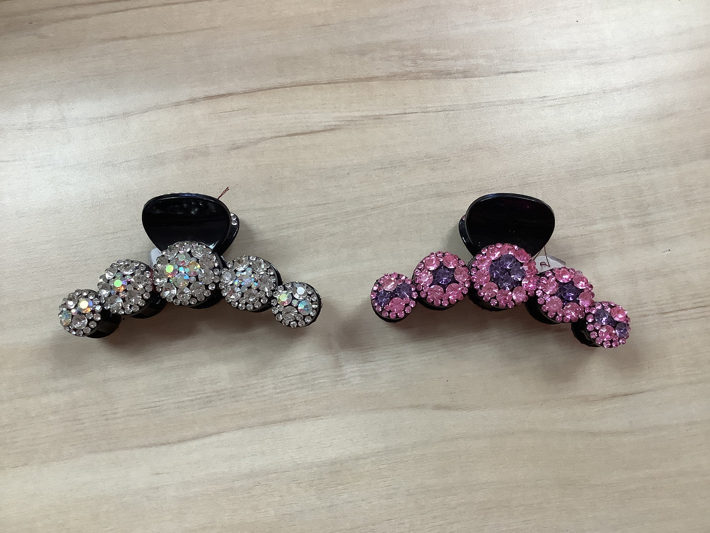 Bling Hair Clip Round