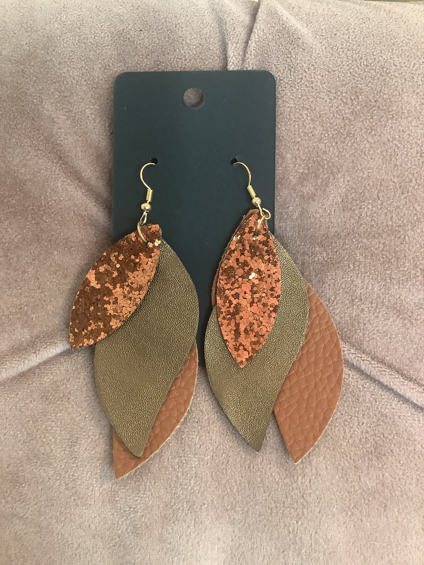 Sparkle Brown Earrings