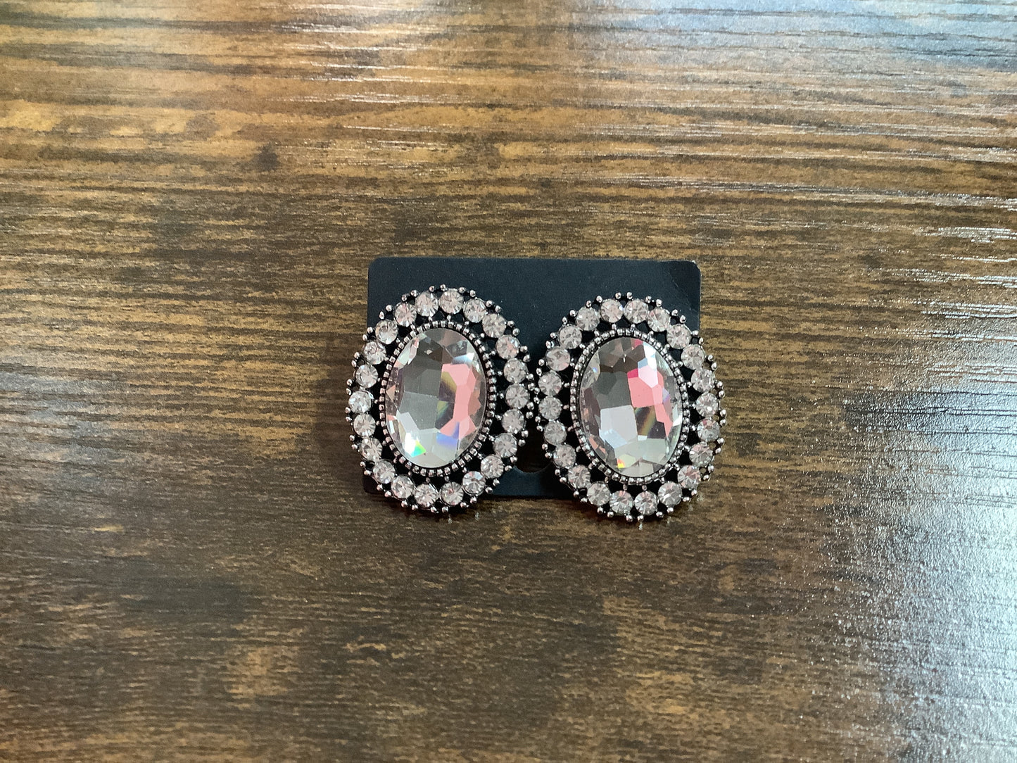 Clear Stud Earrings
