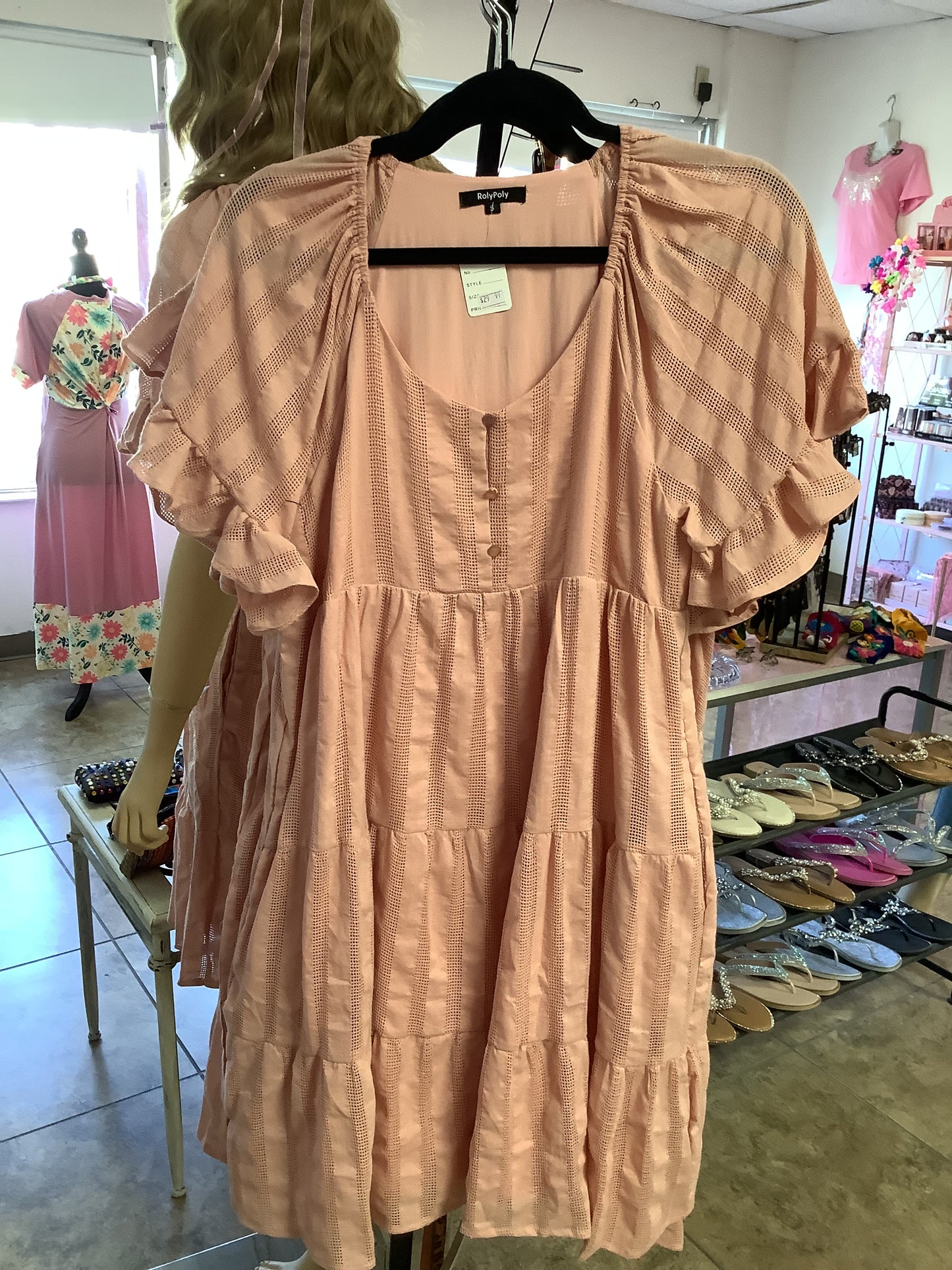 Peach Dress