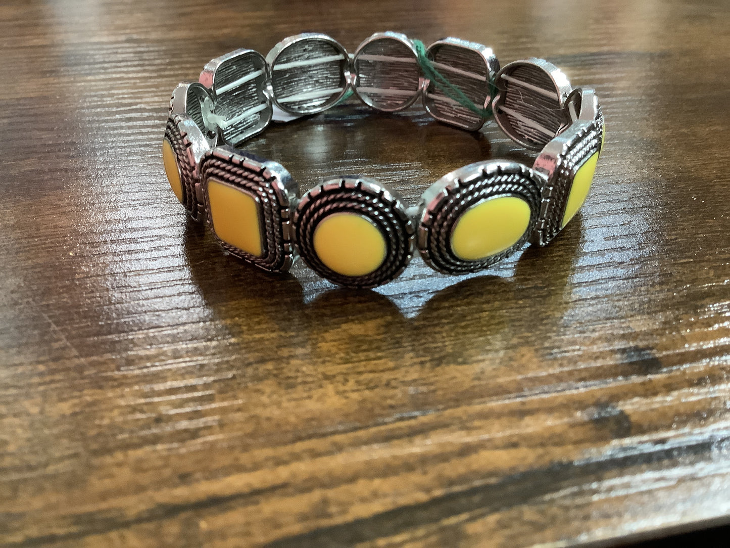 Yellow and Silver Bracelet