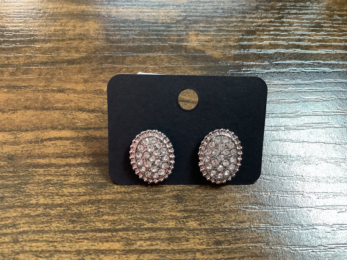 Rhinestone Stud Earrings