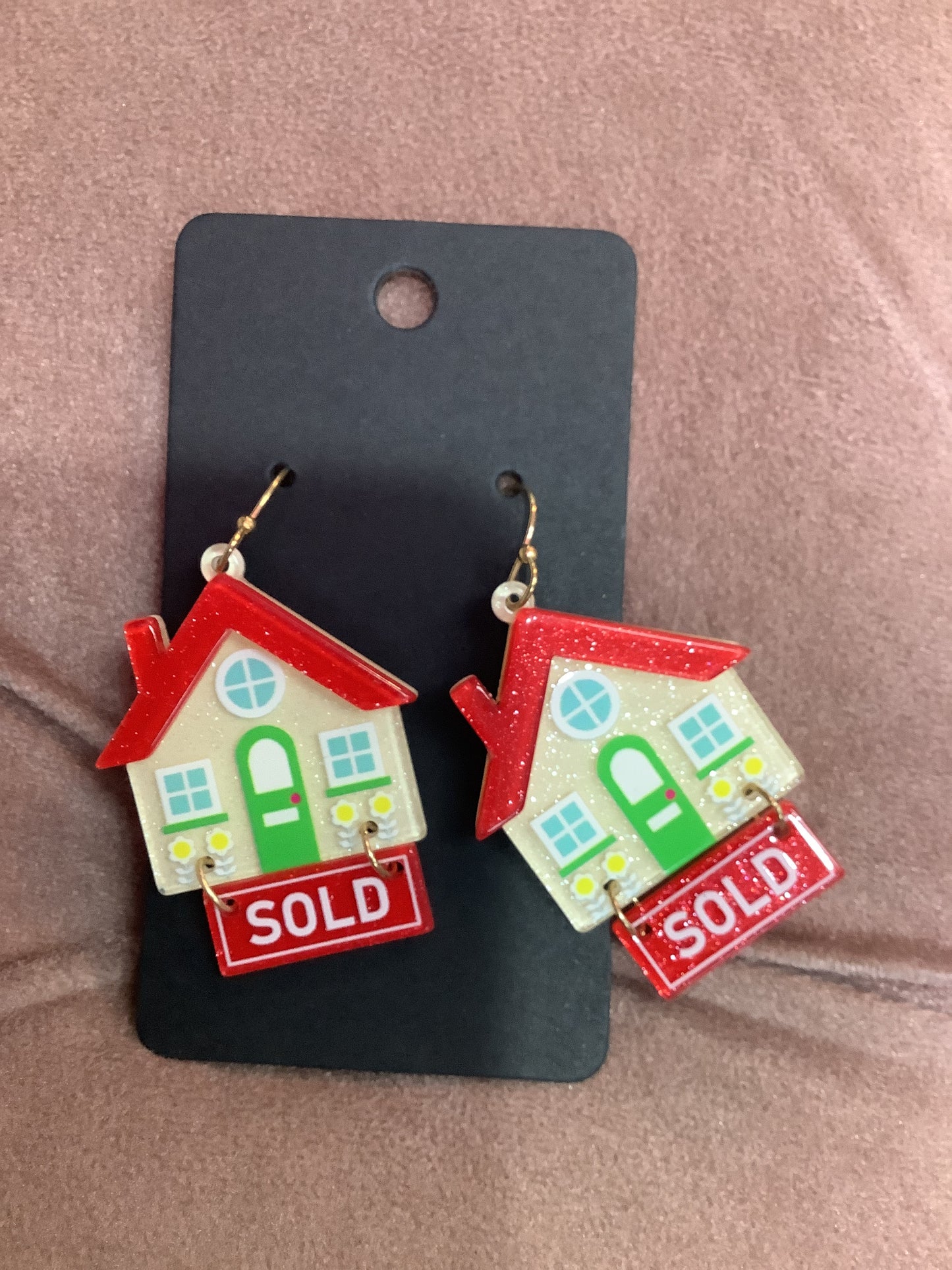 Sold House Earrings