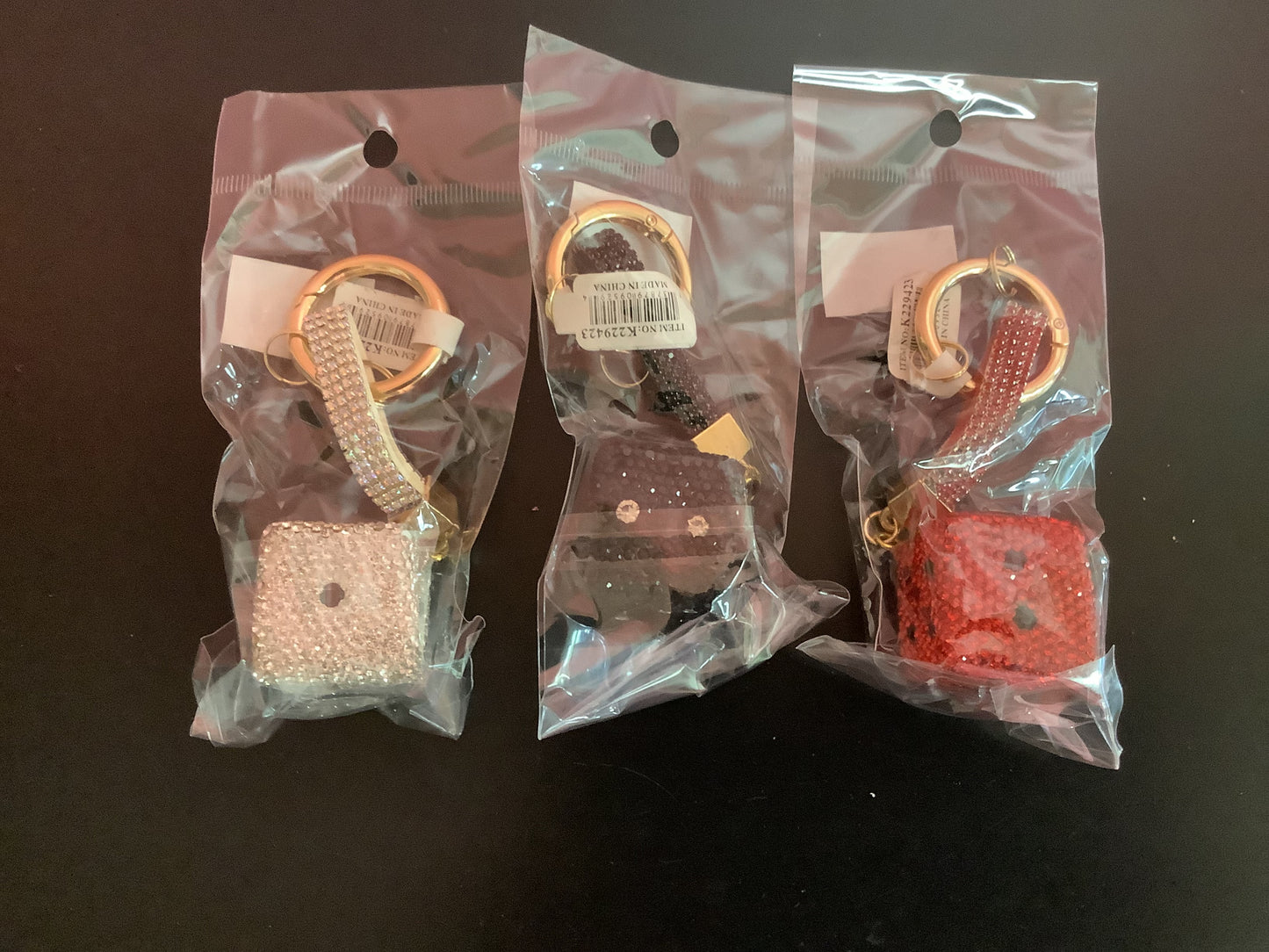 Bling Dice Key Chain