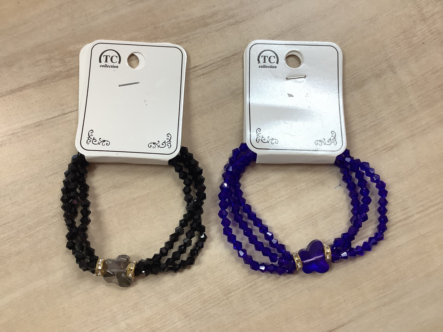 Beaded Bracelet with Butterfly