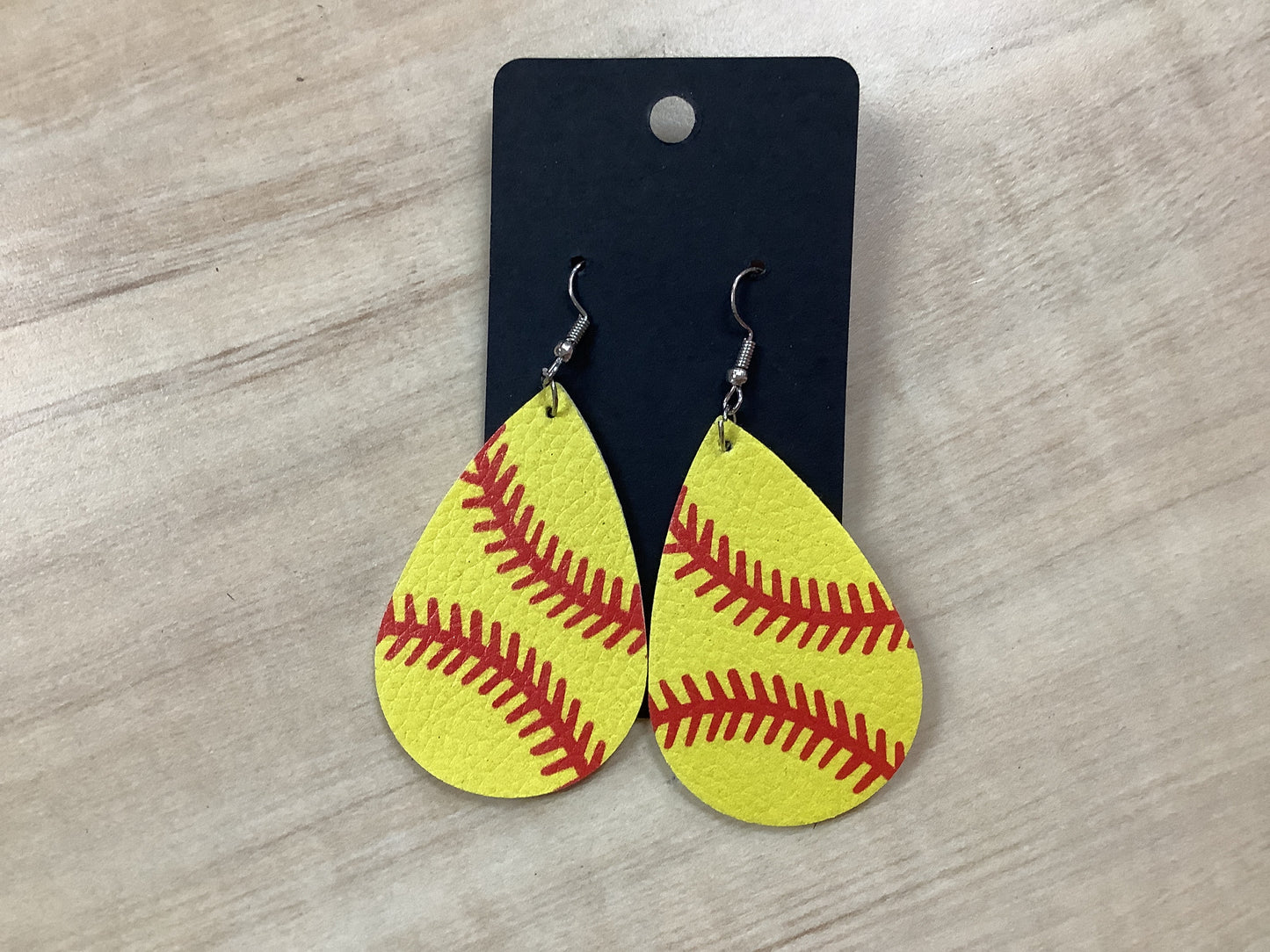 Soft Softball Earrings