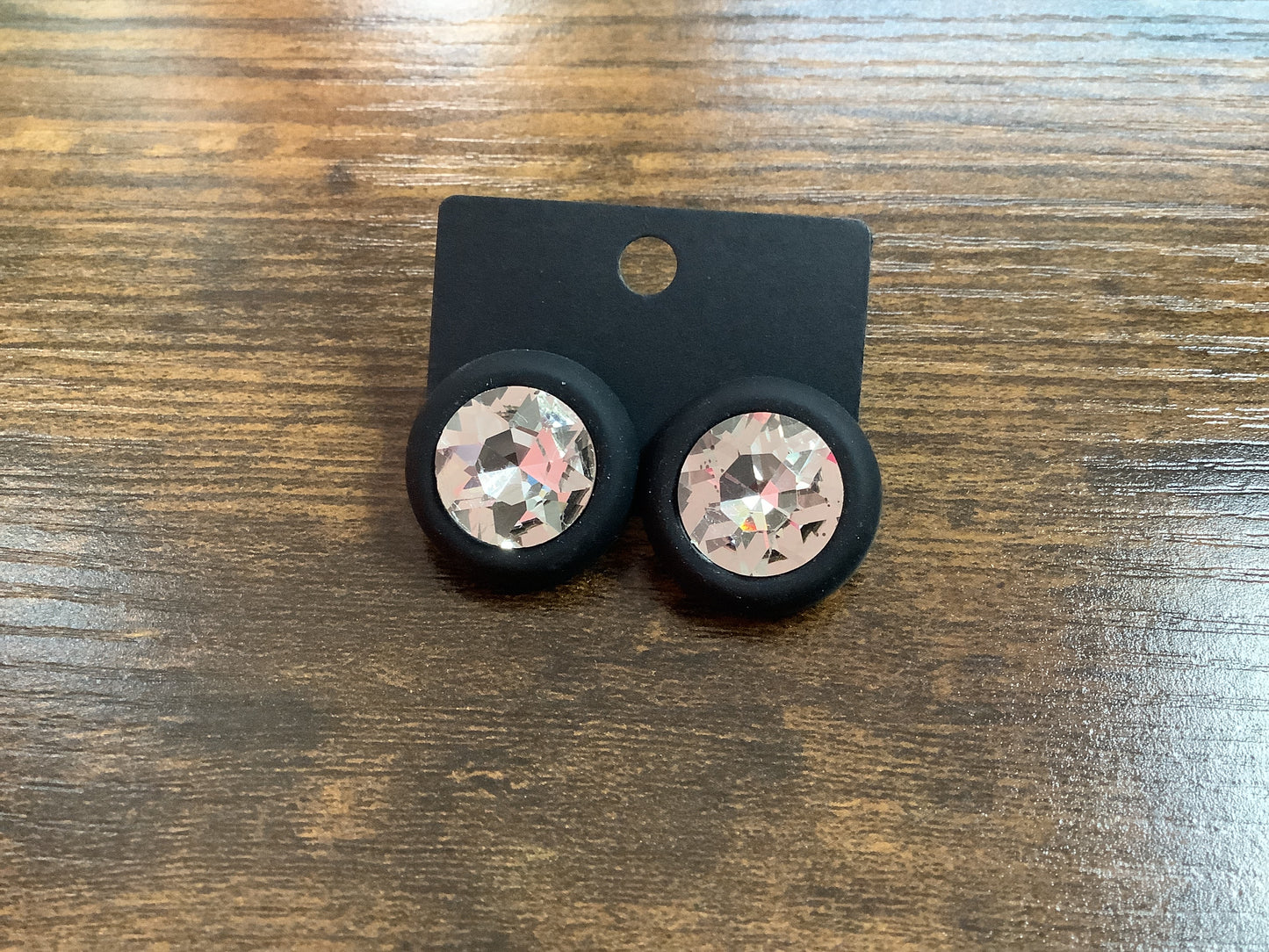 Black Stud Earrings