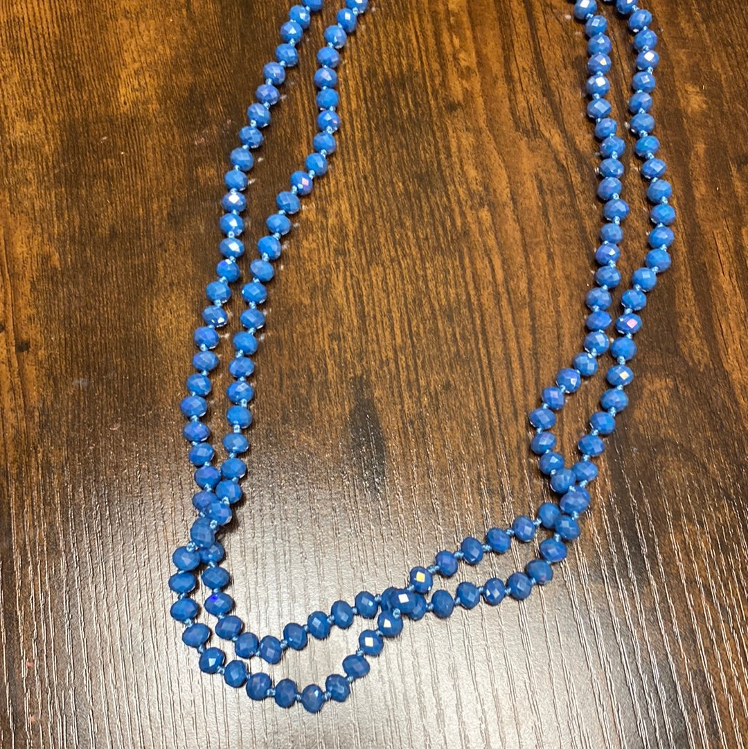 Blue Bead Necklace