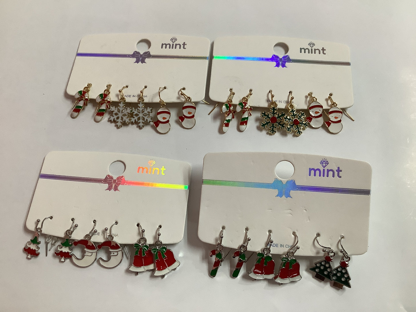 Dangle Christmas Earrings