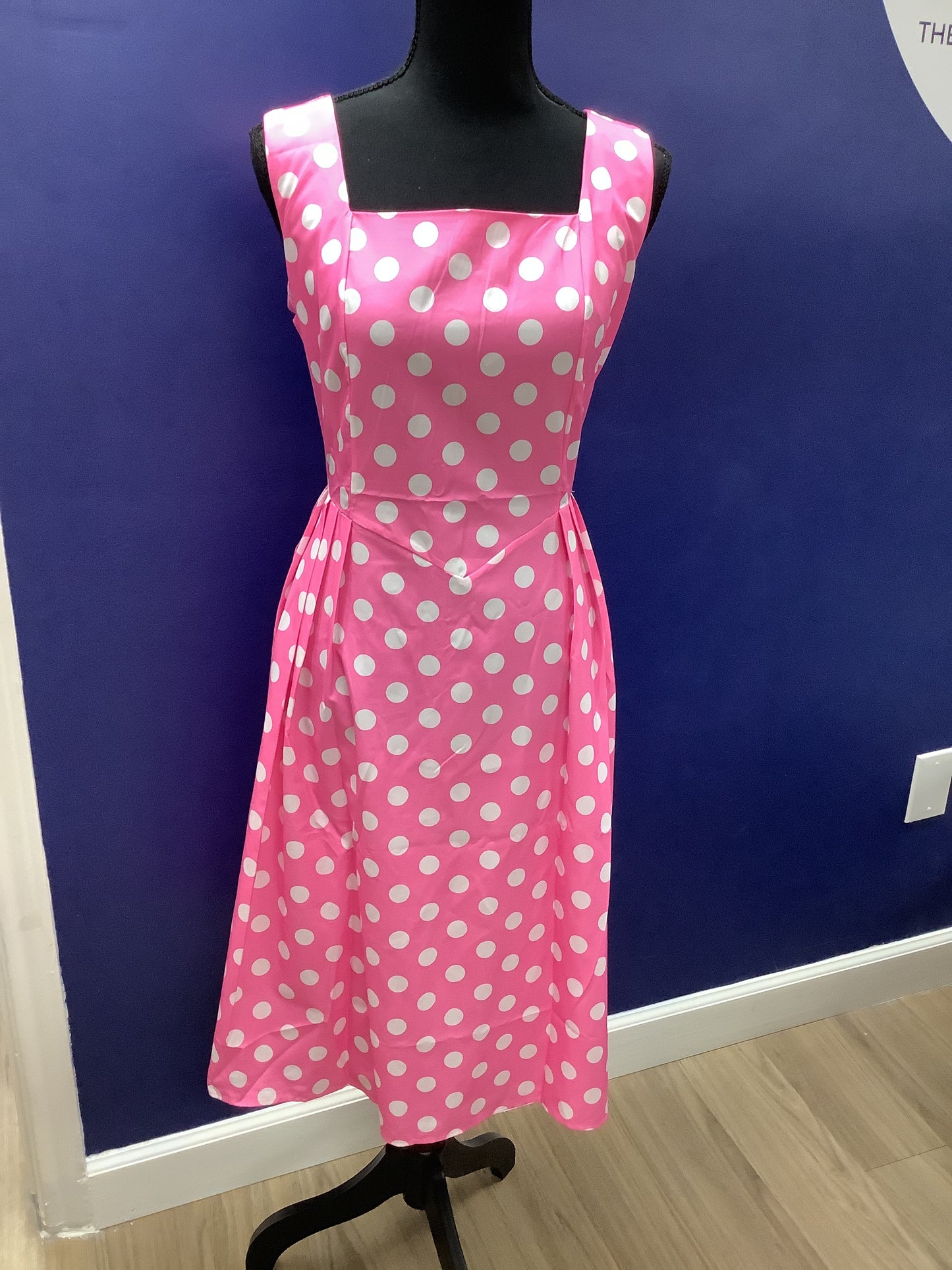 Pink Polka Dot Dress