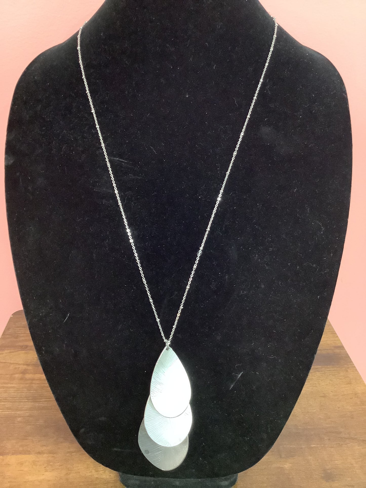 Silver Layered Pendant