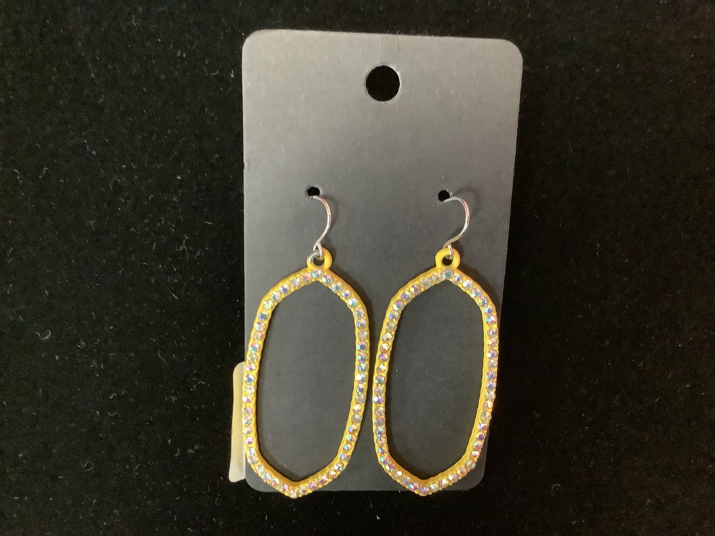 Yellow Dangle Earrings