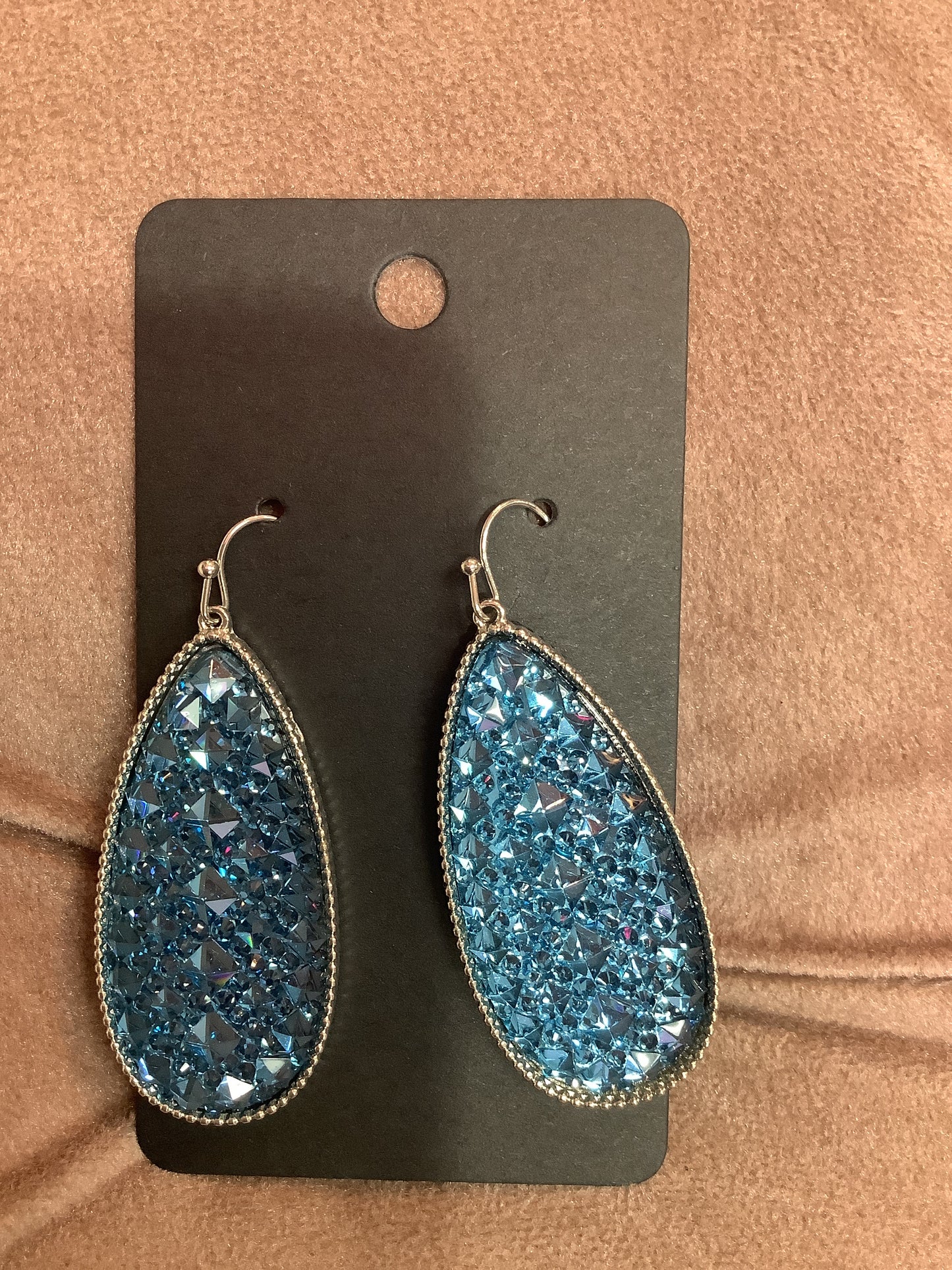 Light Blue Stone Earrings