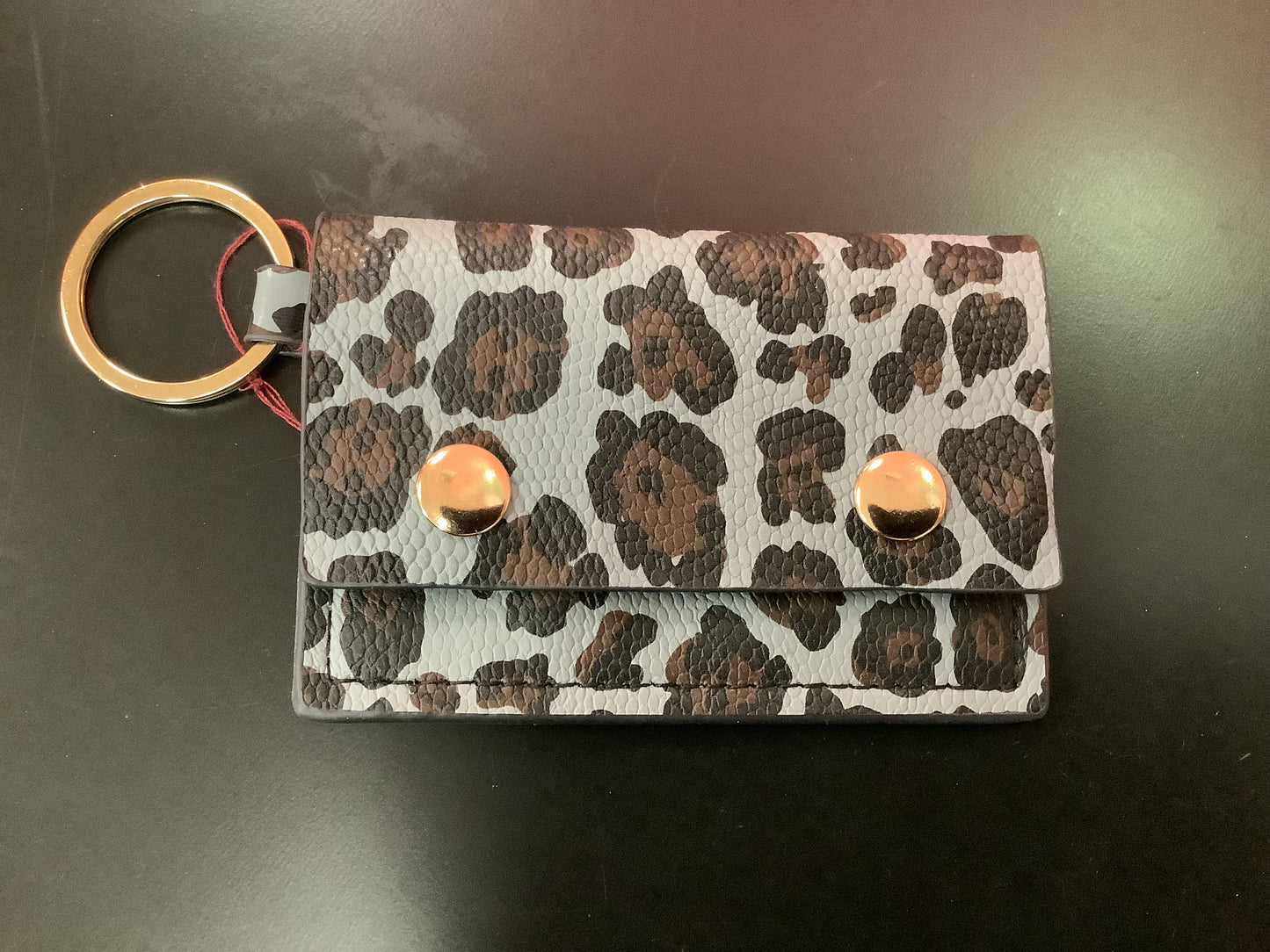 Cheetah key purse