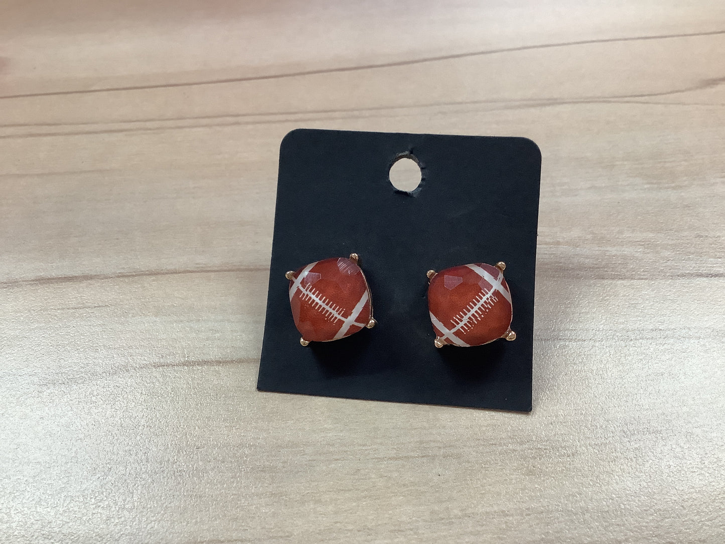 Football Stud Earrings
