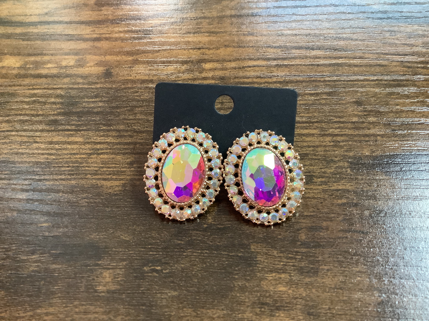 Clear Stud Earrings