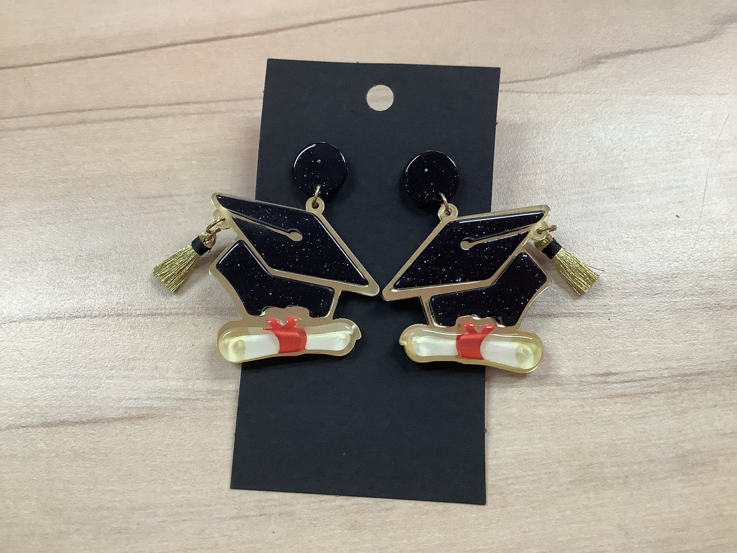 Acrylic Grad Earrings