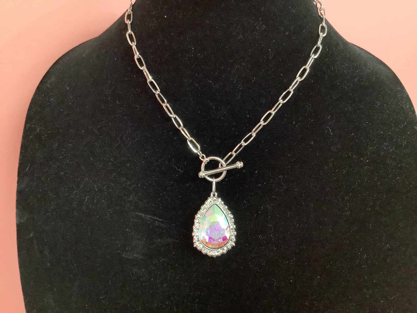 Silver Rhinestone Necklace