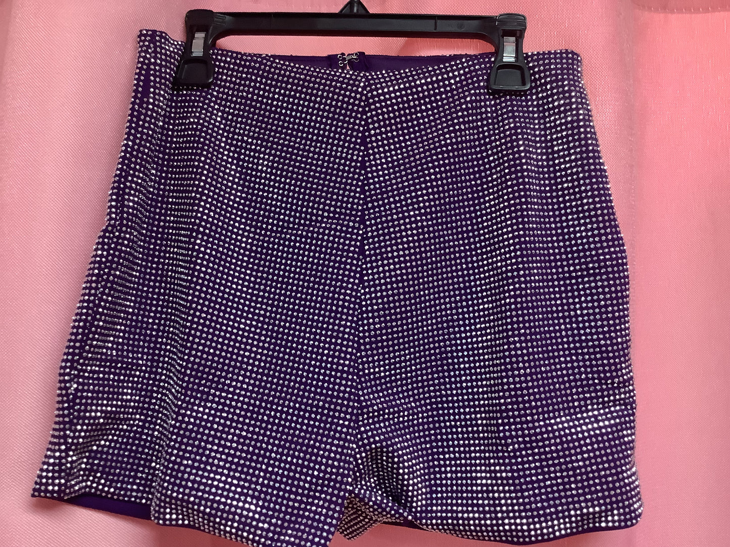 Purple Bling Shorts
