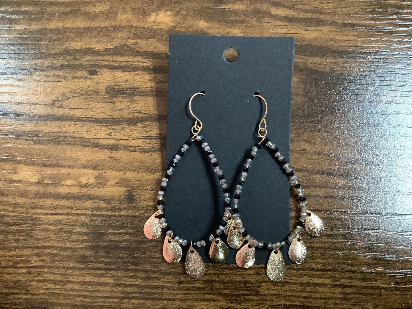 Gold Dangle Teardrops
