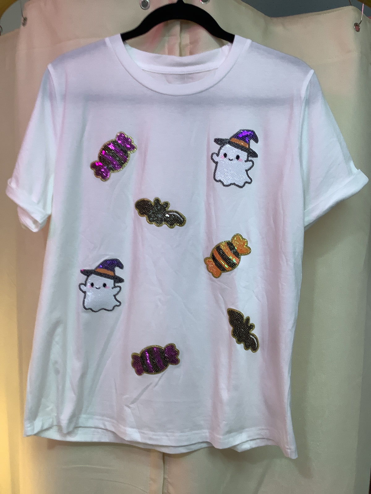 White Halloween Blouse