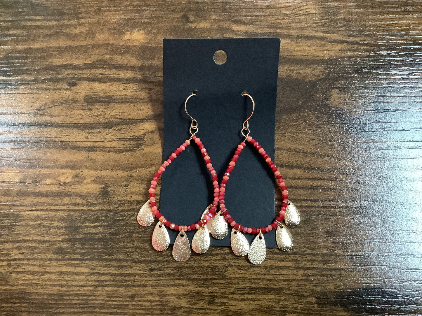 Gold Dangle Teardrops