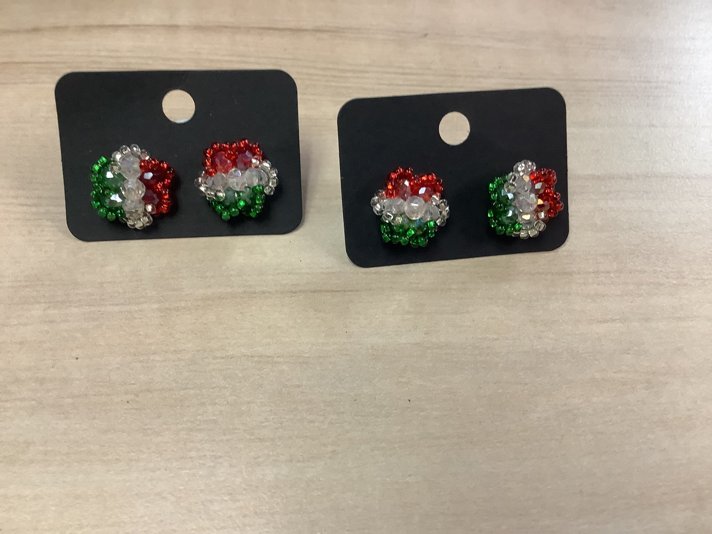 Beaded Stud Earrings