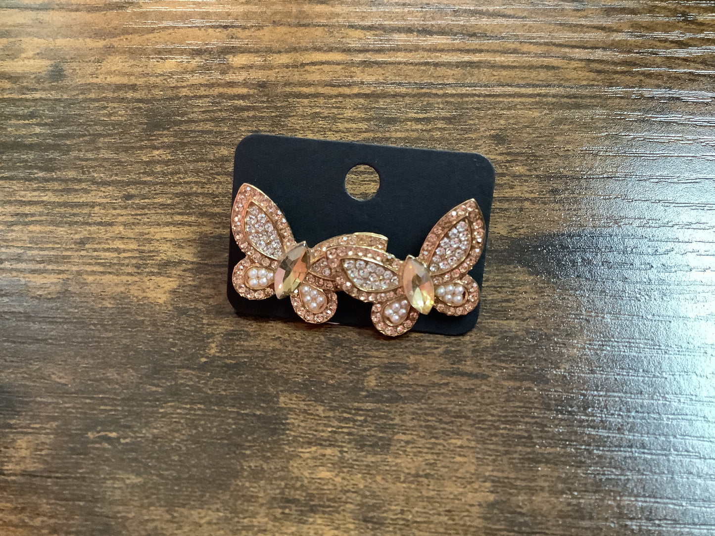 Gold Butterfly Studs