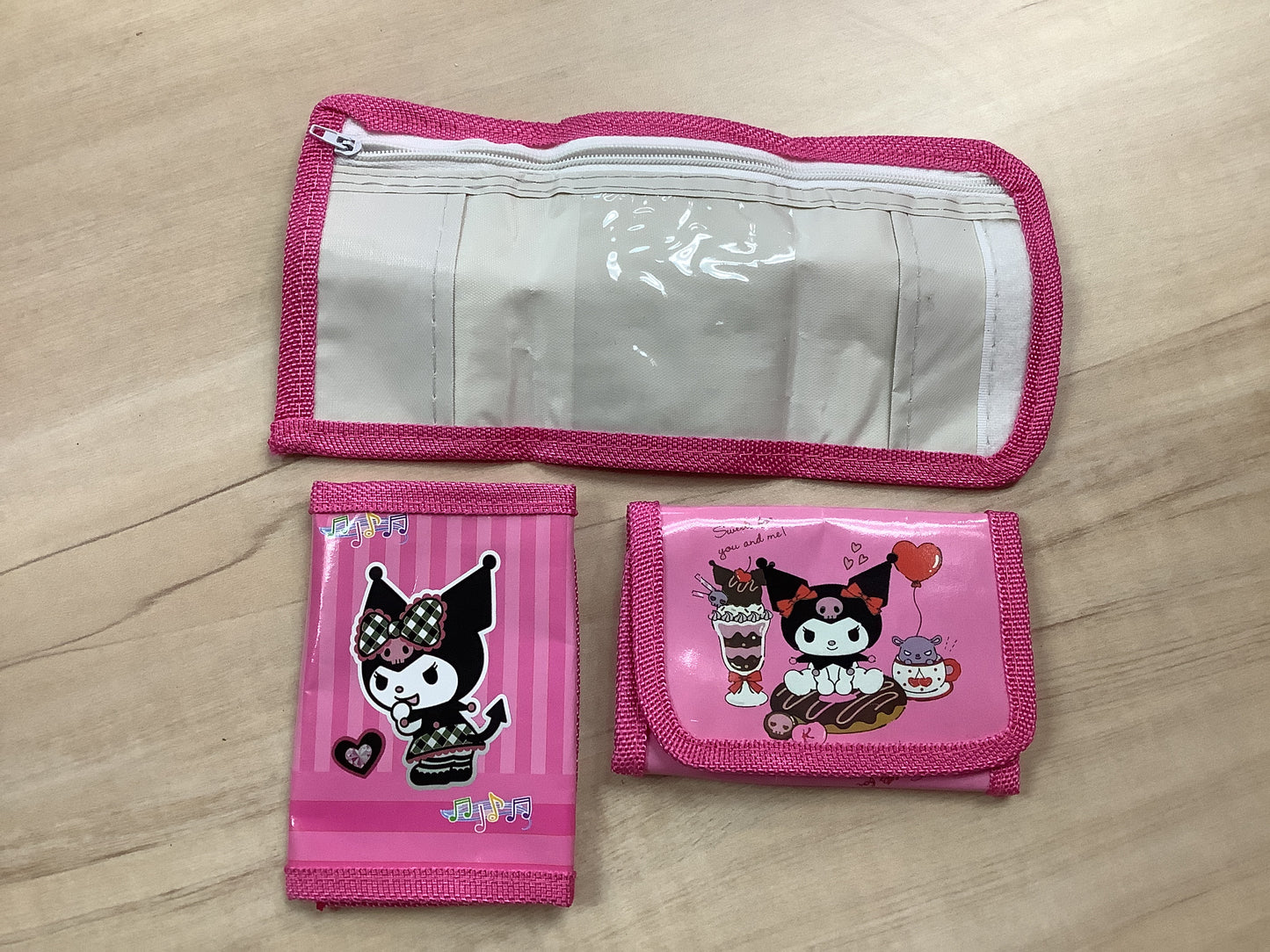 Kuromi Plastic Wallet