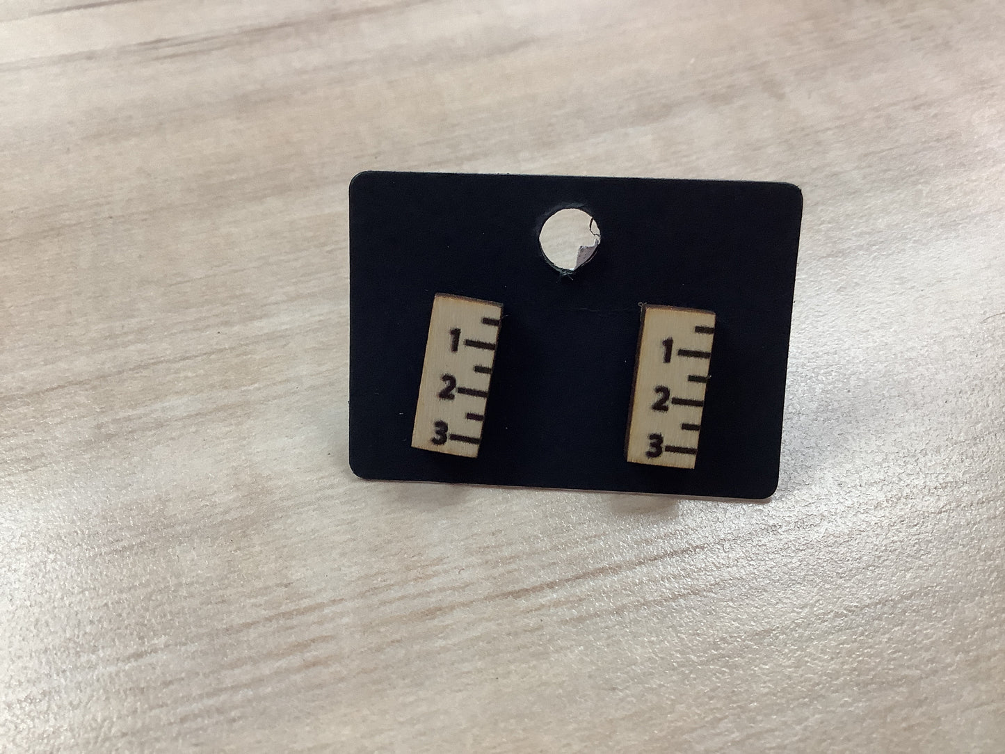 Teacher Ruler Stud Earrings