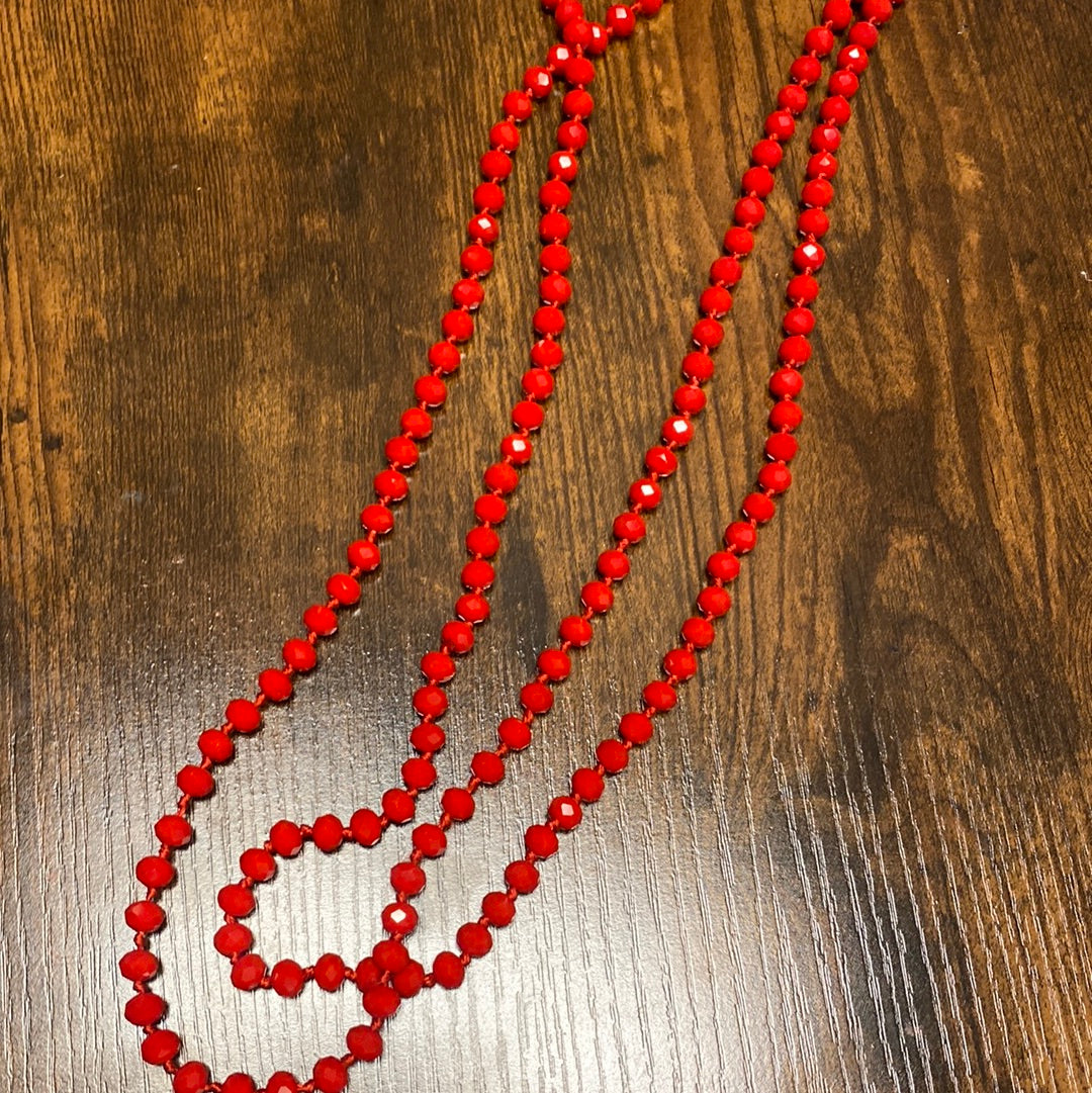 Red Bead Necklace