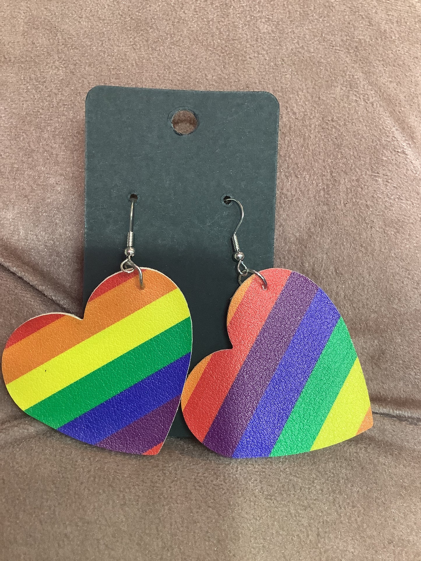 Pride Heart Earrings
