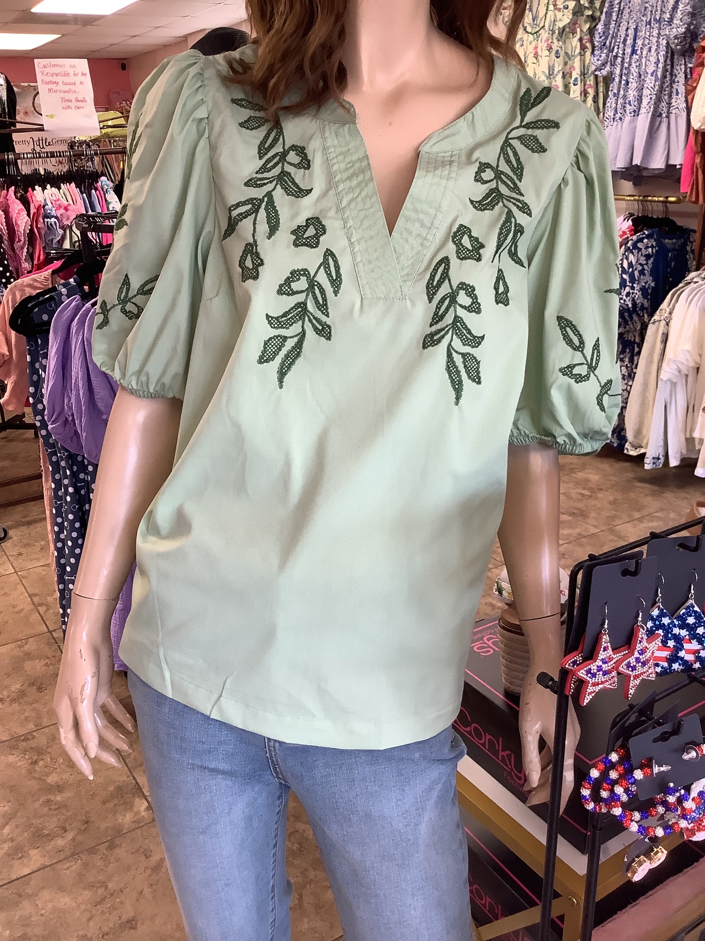 Green Blouse