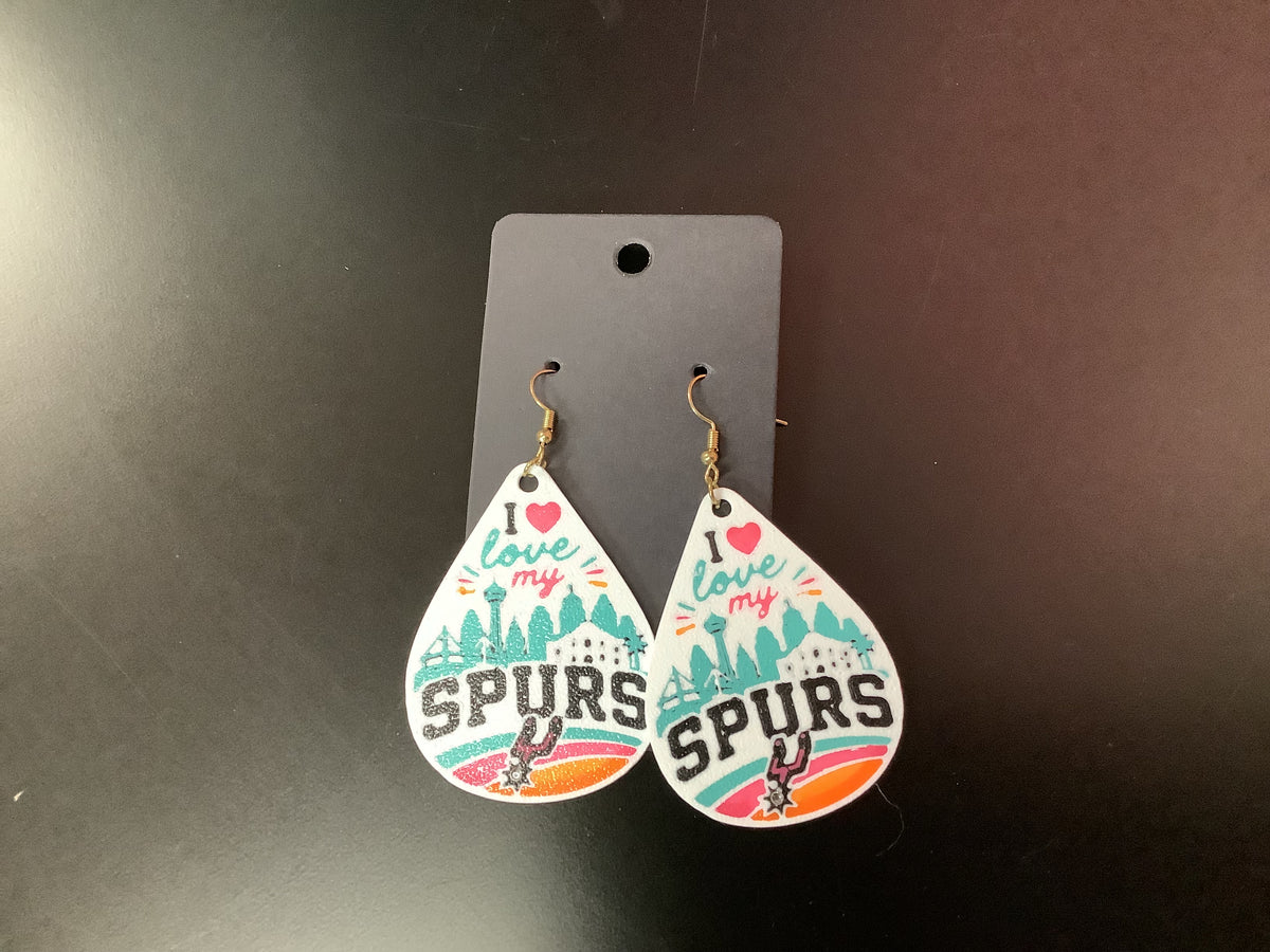 Love my Spurs Earrings
