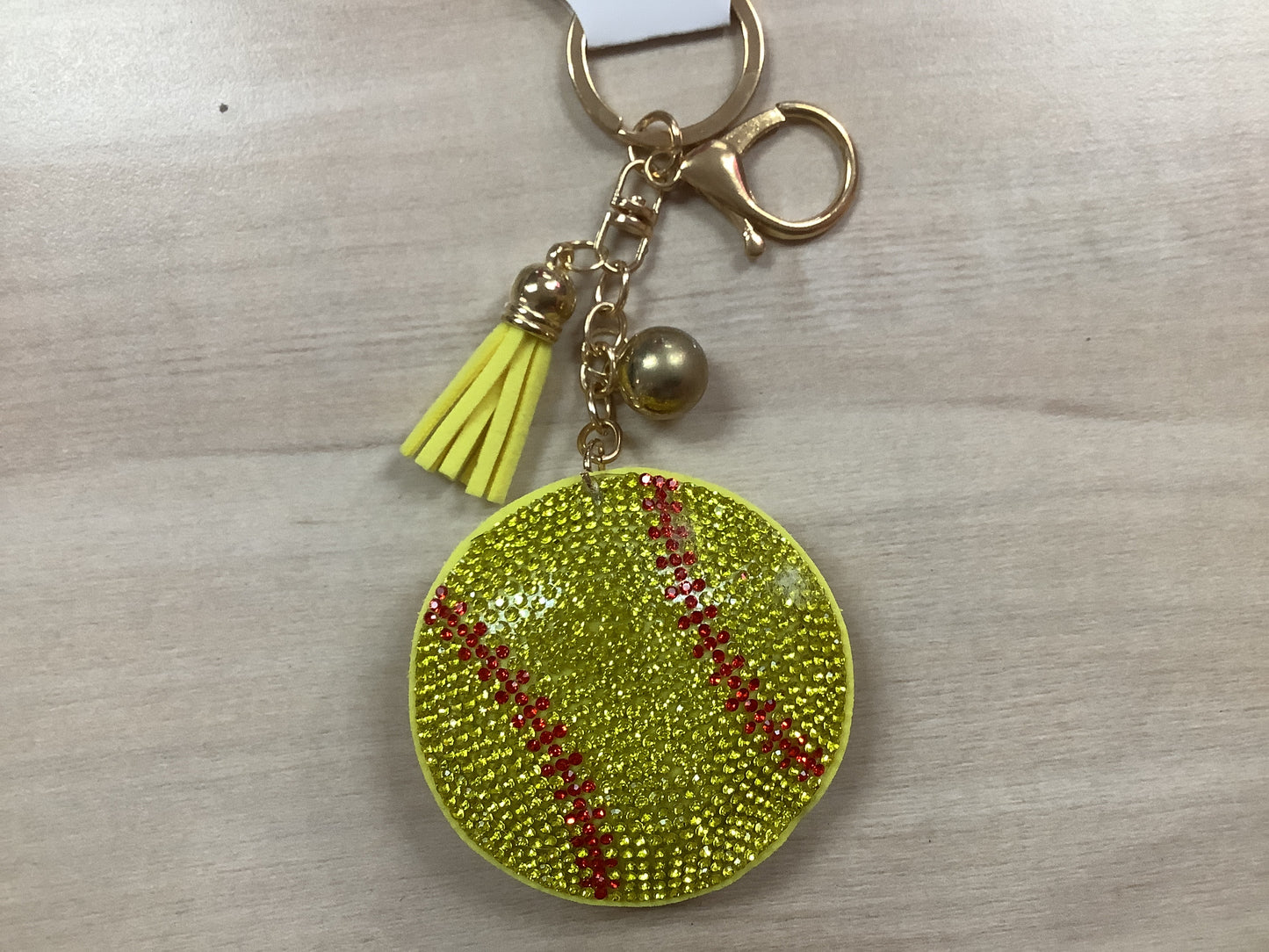 Softball Keychain