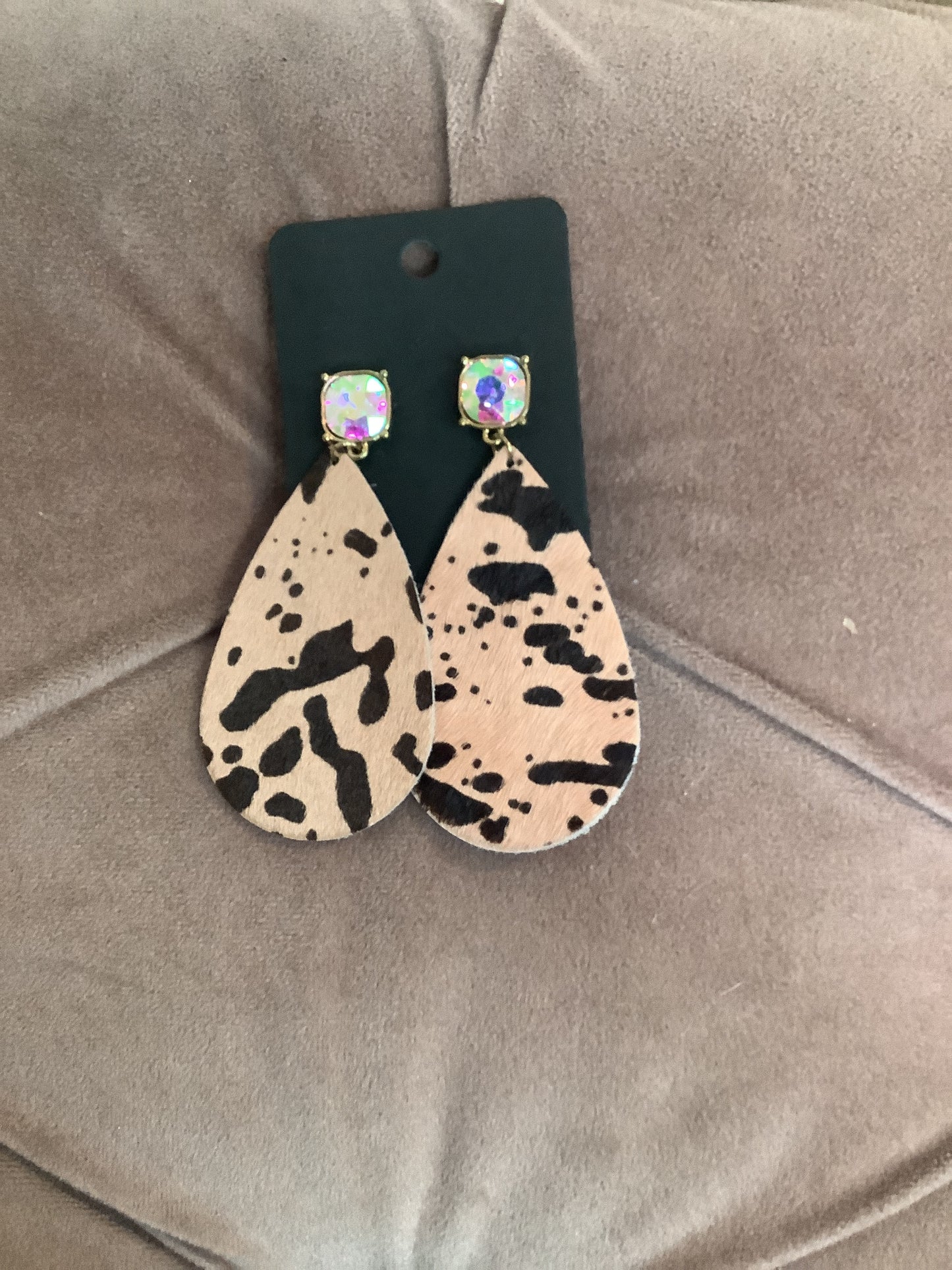 Cow print Earrings