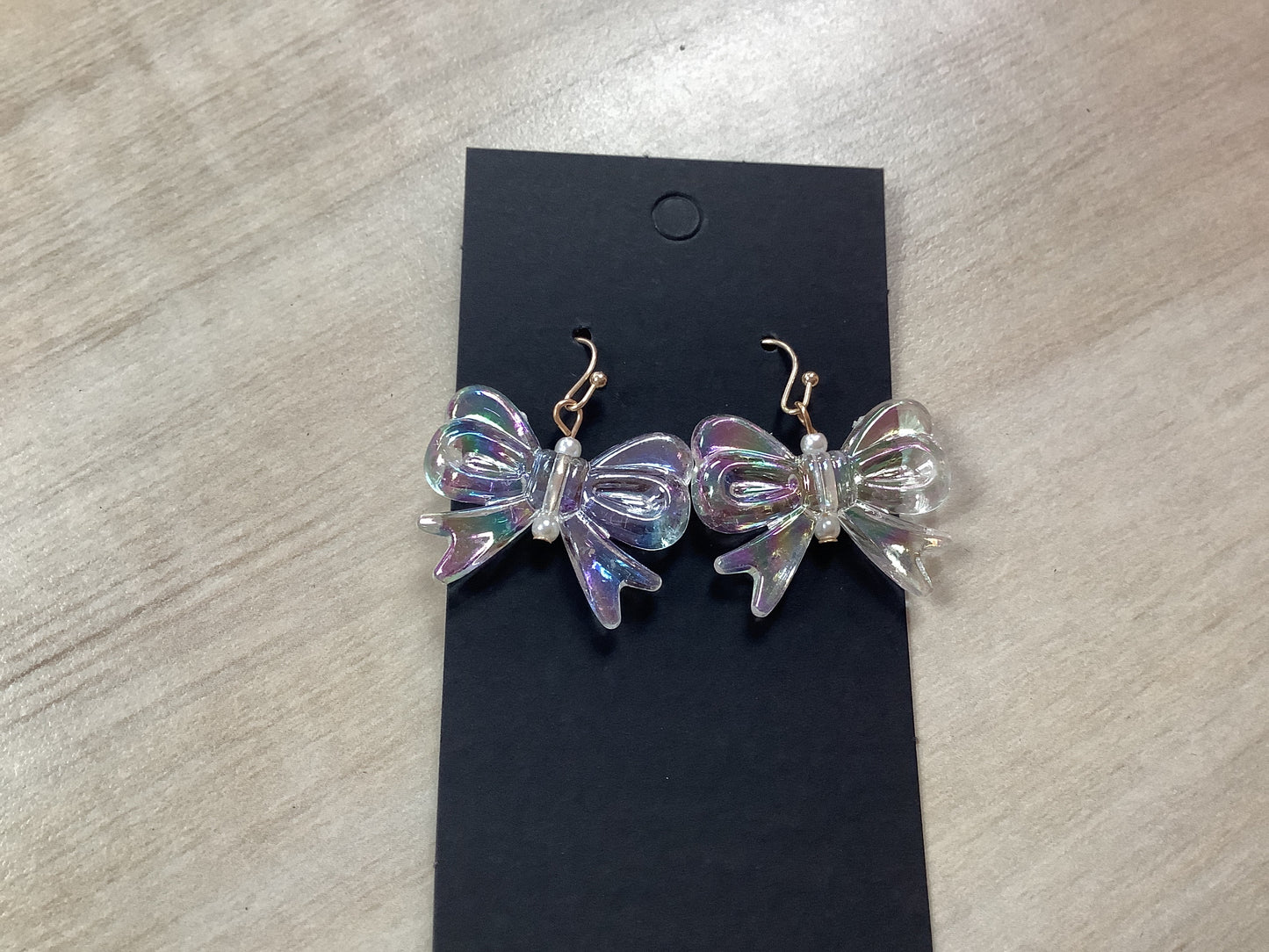 Acrylic Bow Earrings