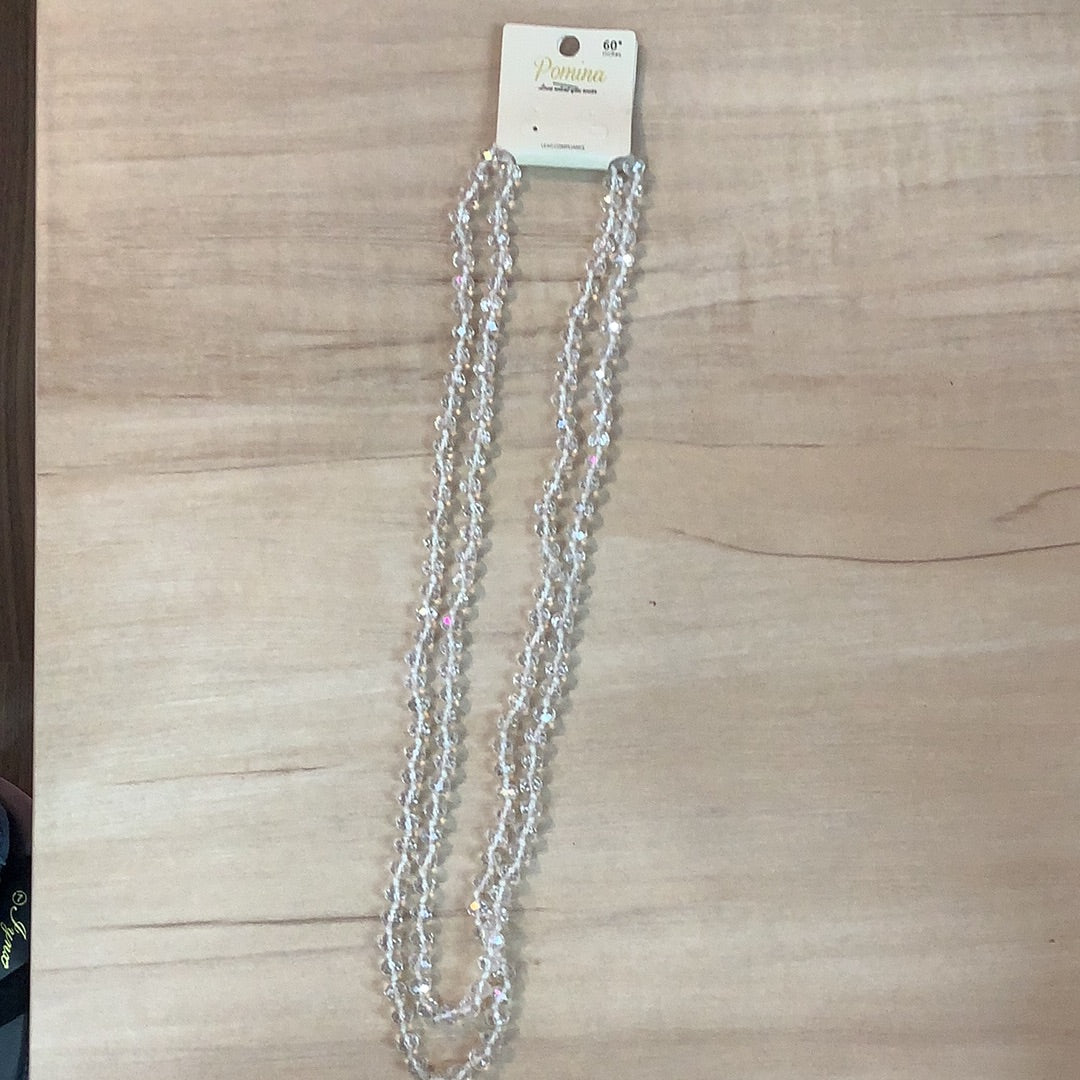 Clear necklace