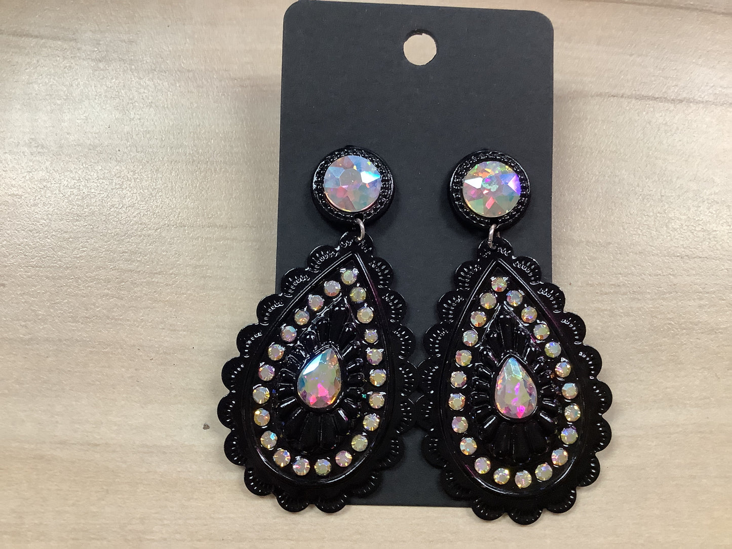 Black Western Earrings