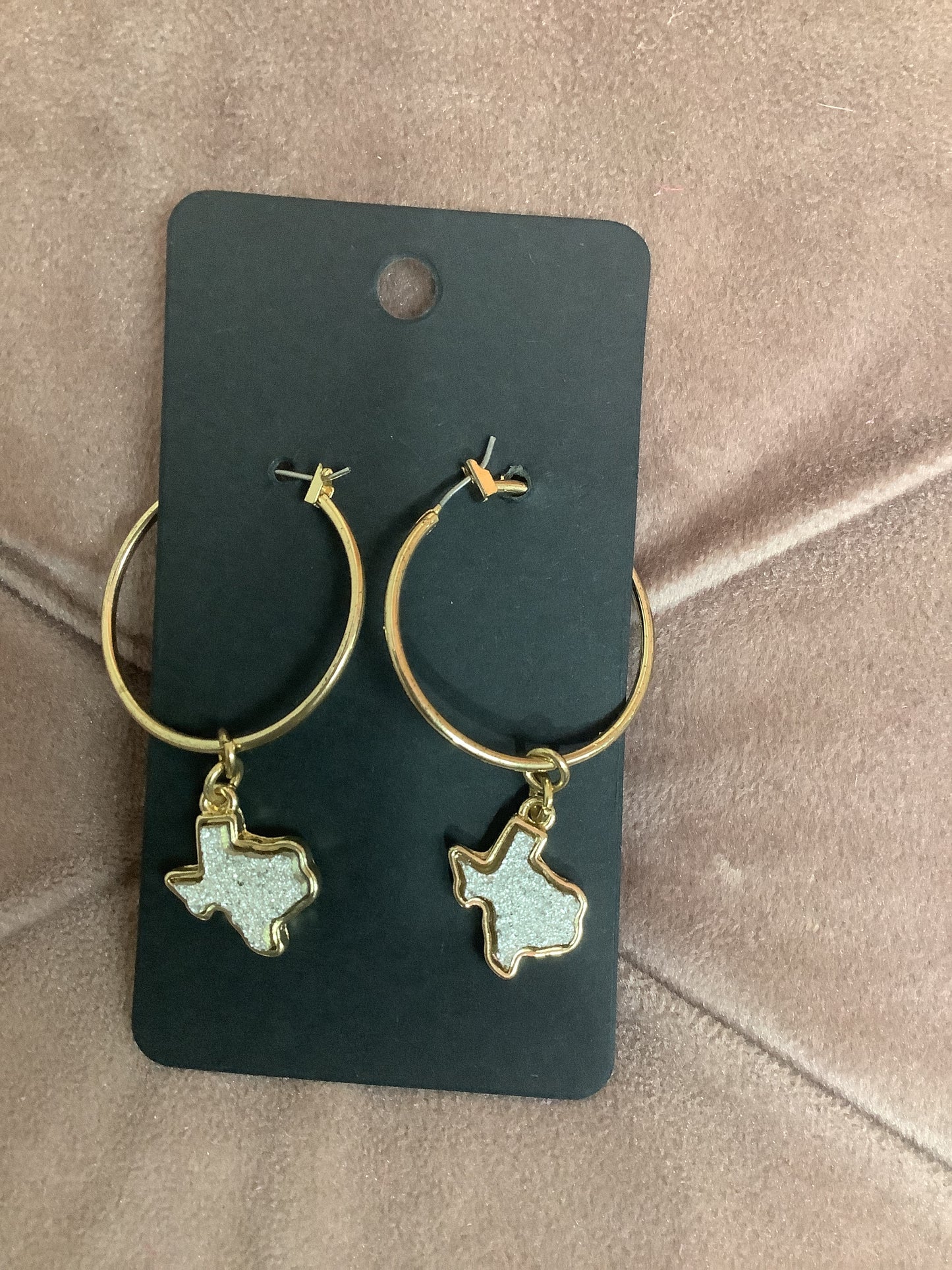 Texas Hoop Earrings