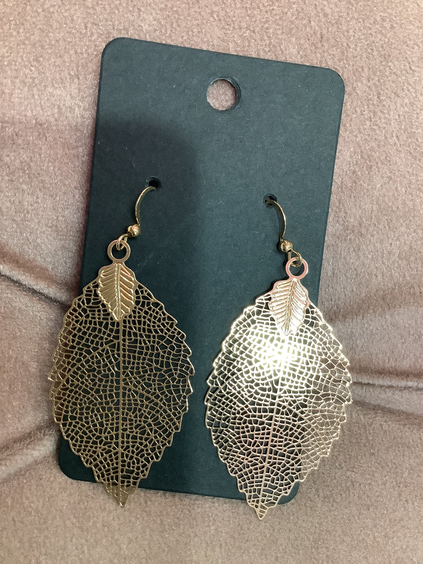 Gold Leaf Earrings